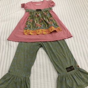 Girls Matilda Jane top and pants 6